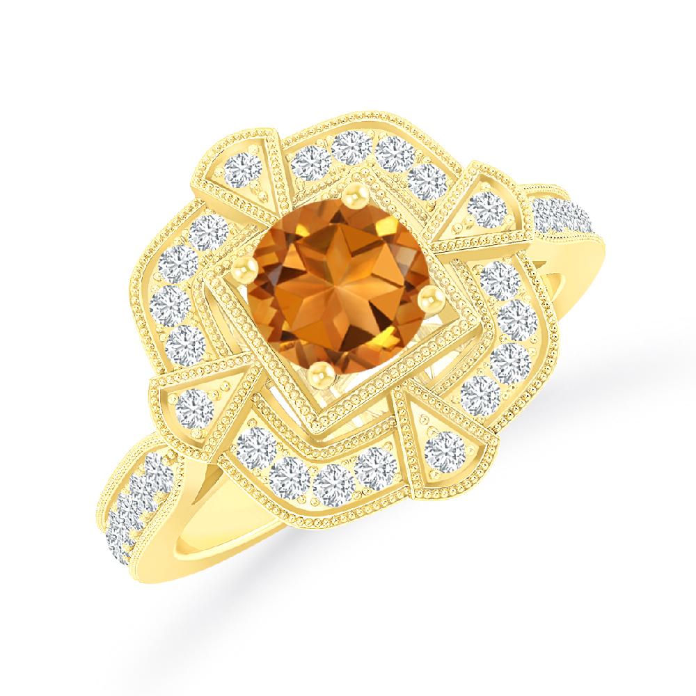 Yellow Gold - Citrine