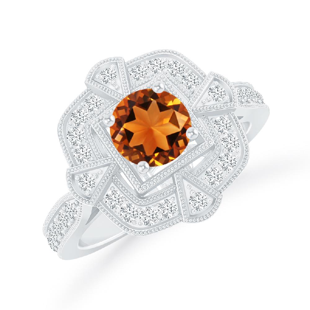 White Gold - Citrine