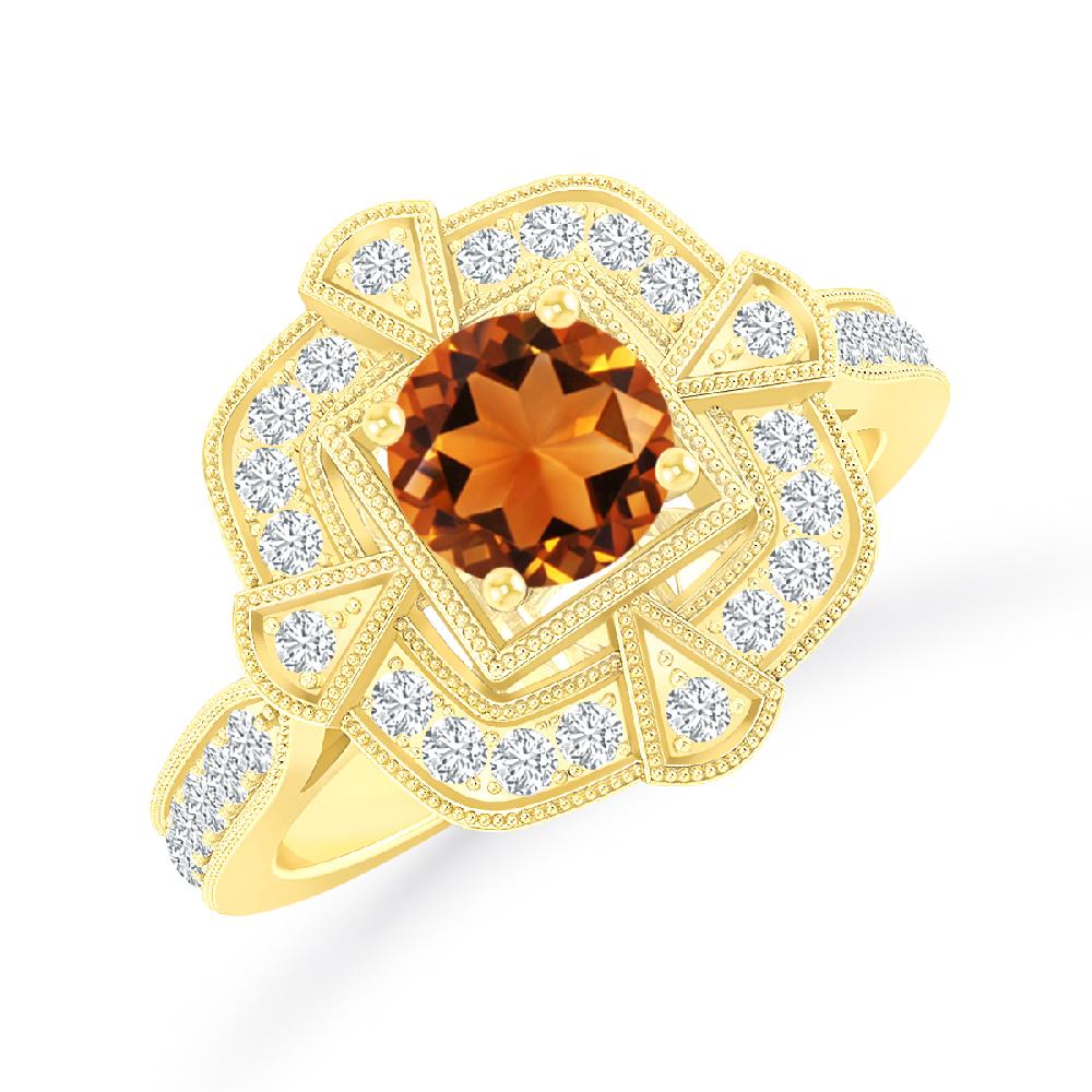 Yellow Gold - Citrine