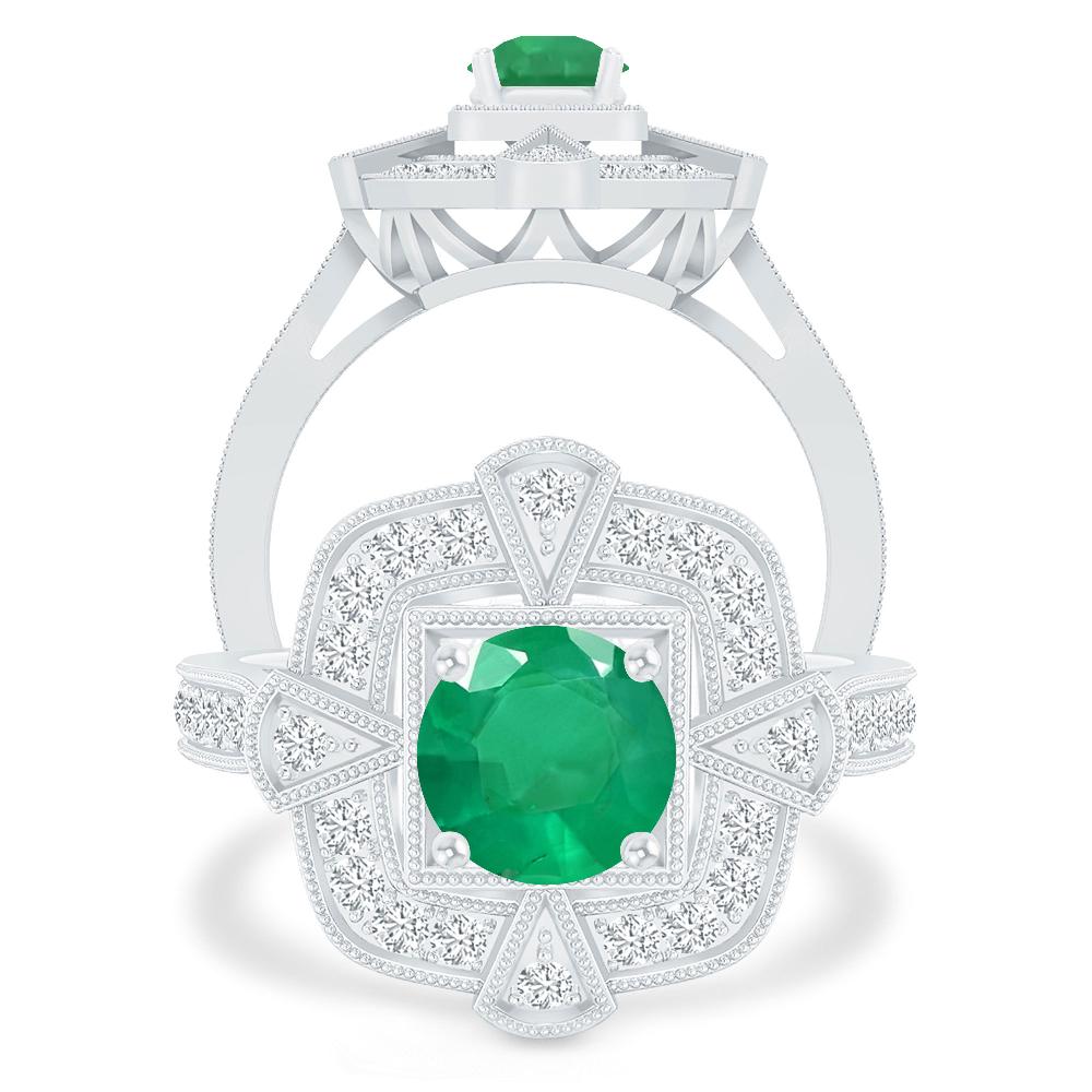 White Gold - Emerald