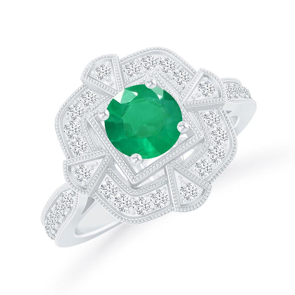 White Gold - Emerald