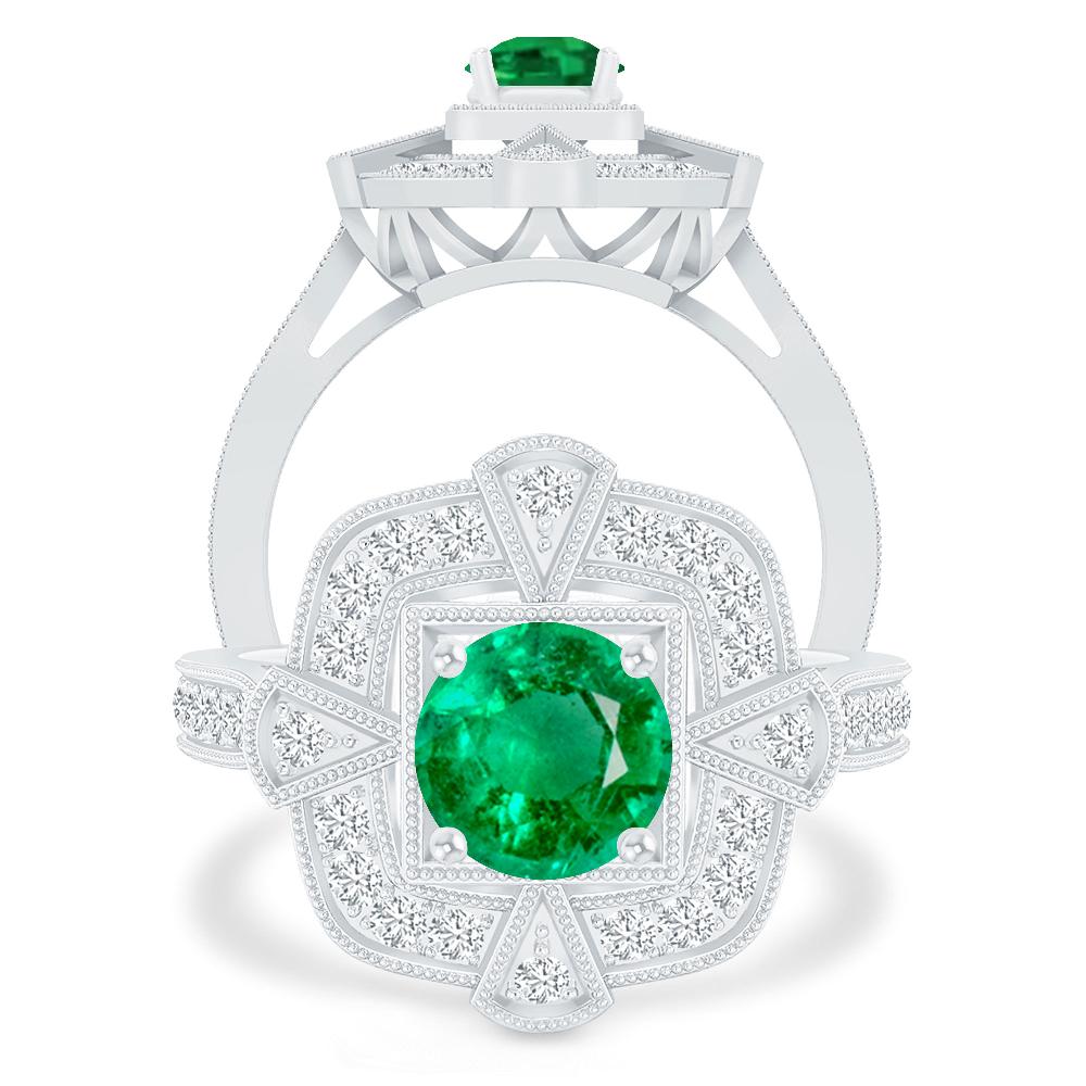 White Gold - Emerald