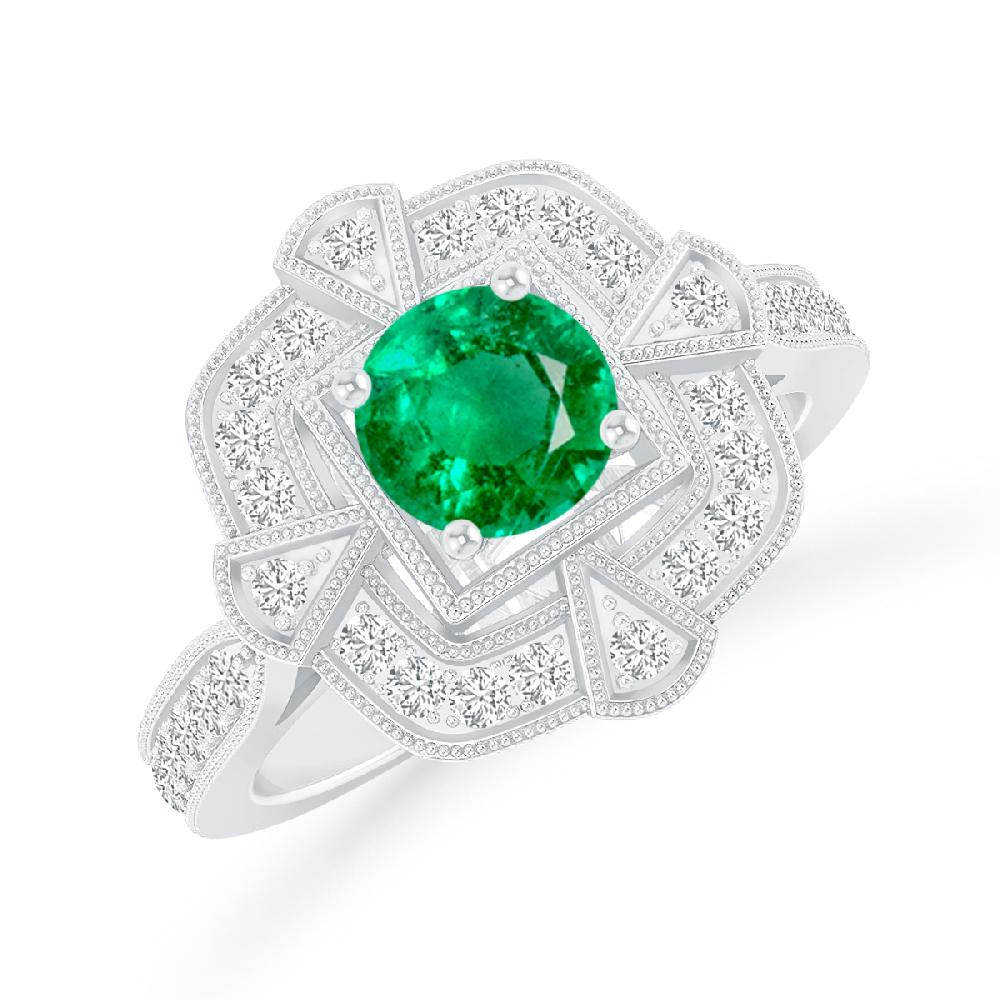 White Gold - Emerald