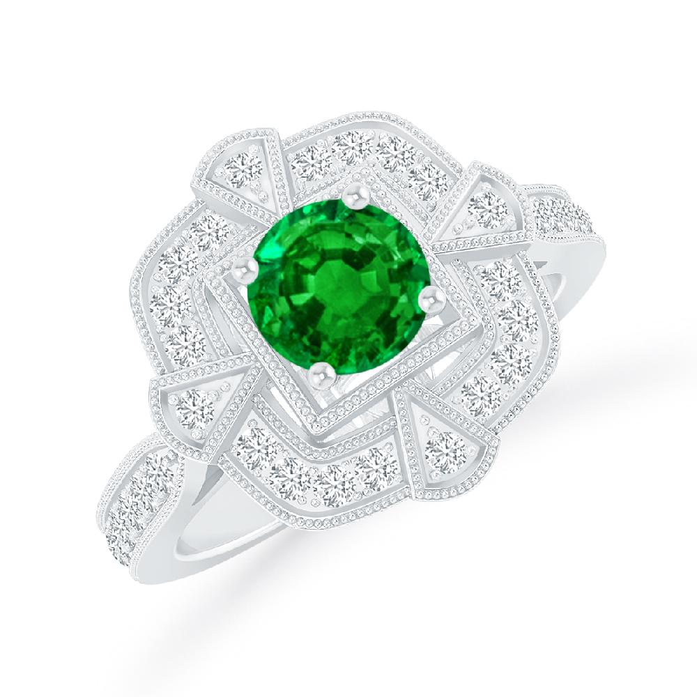 White Gold - Emerald