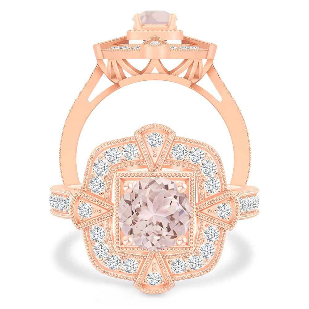 Rose Gold - Morganite