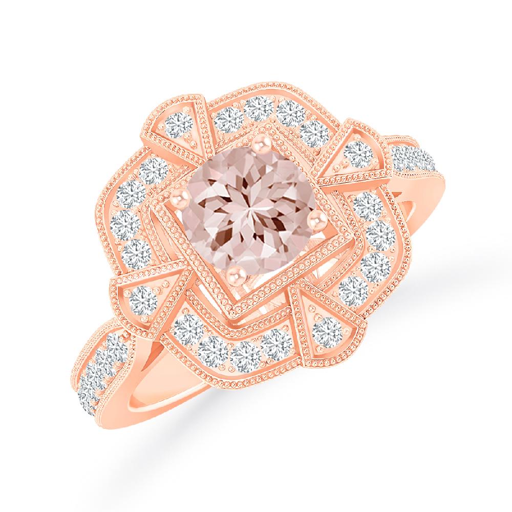 Rose Gold - Morganite