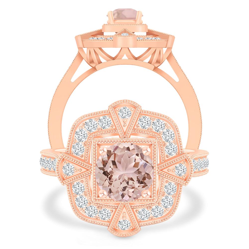 Rose Gold - Morganite