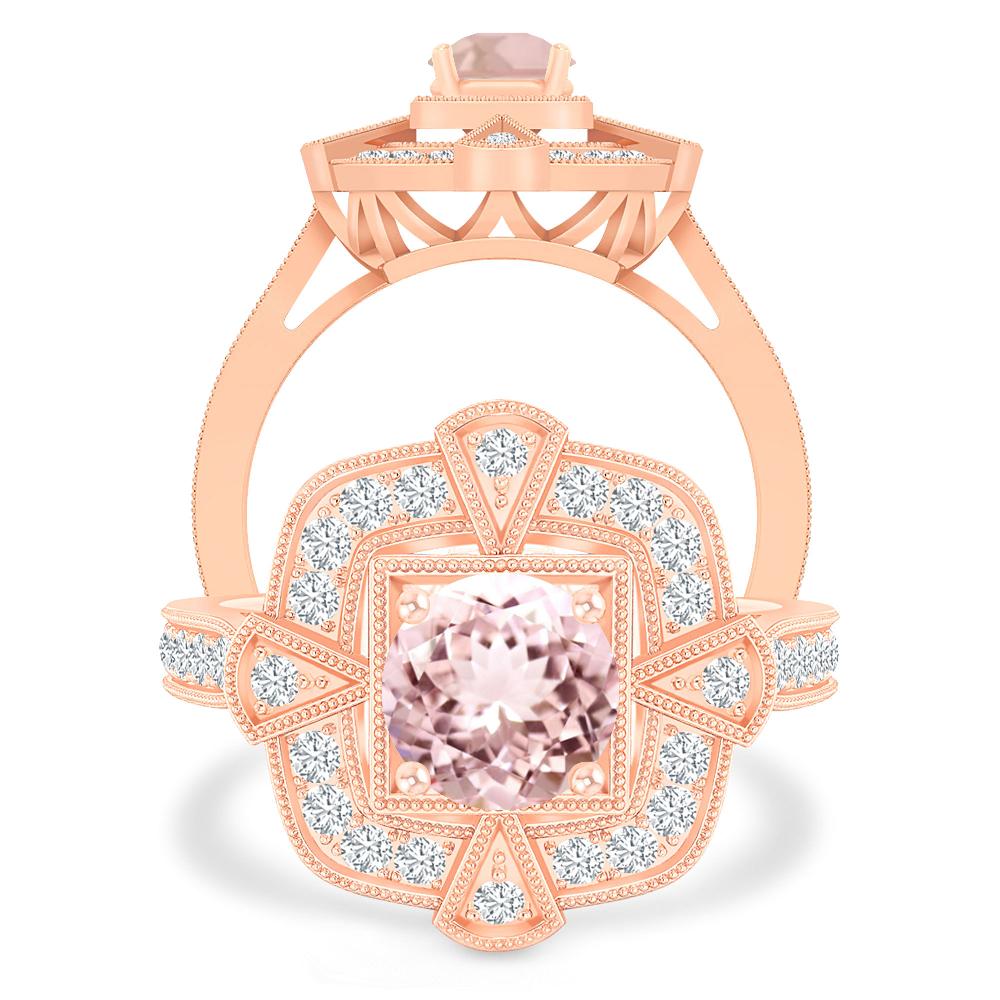 Rose Gold - Morganite