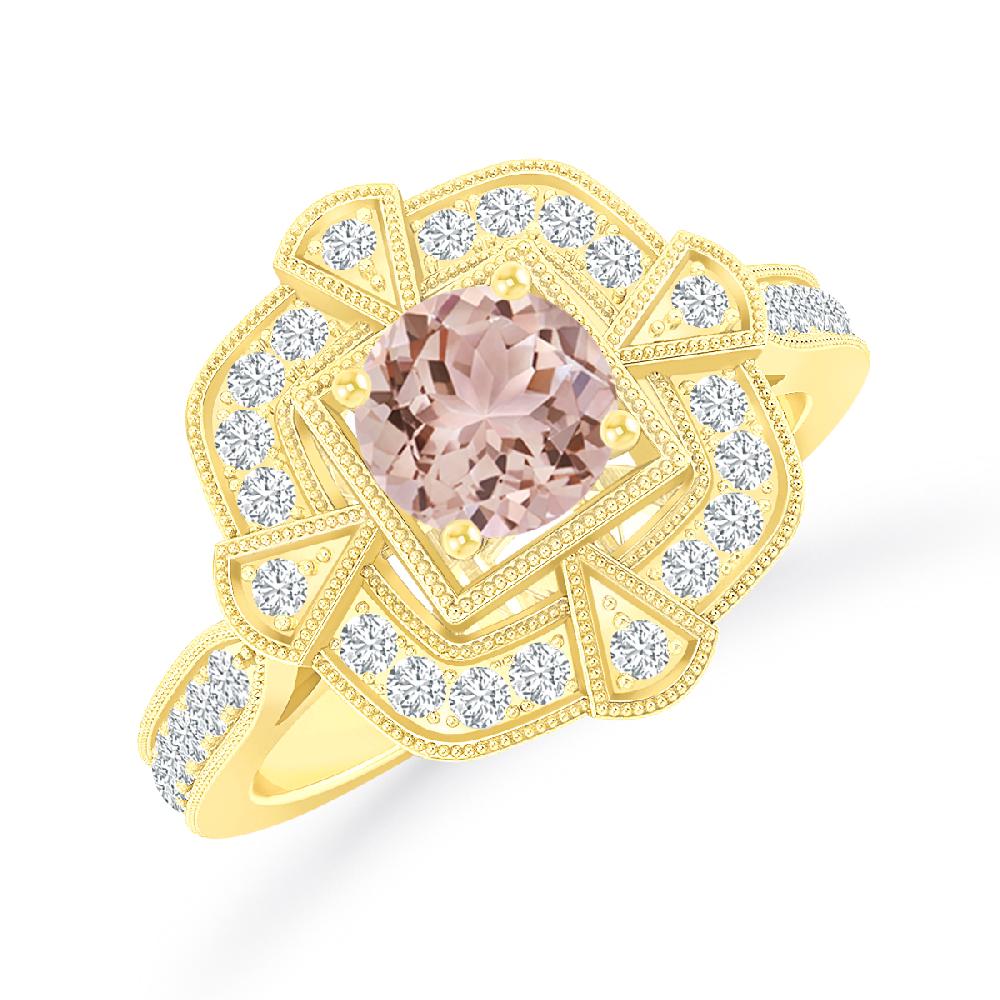 Yellow Gold - Morganite