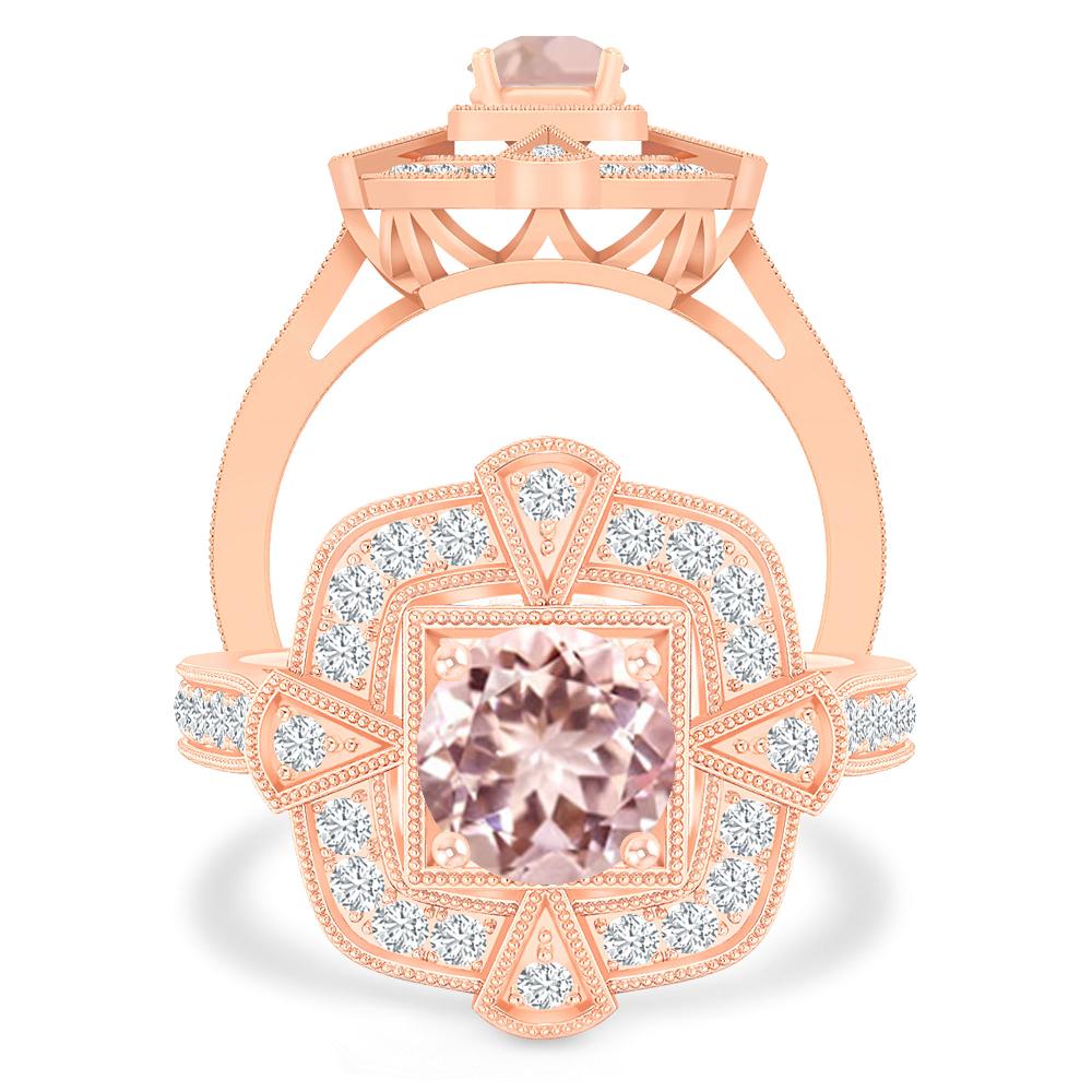 Rose Gold - Morganite