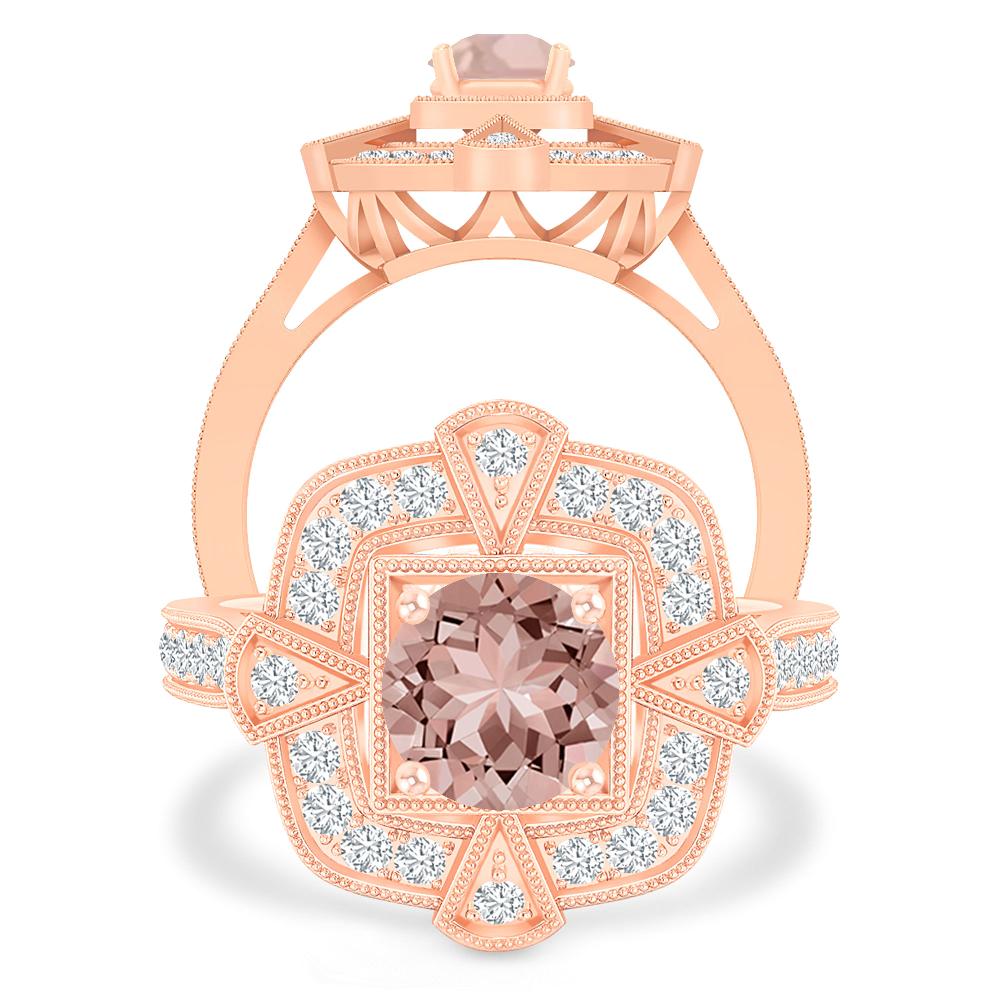 Rose Gold - Morganite