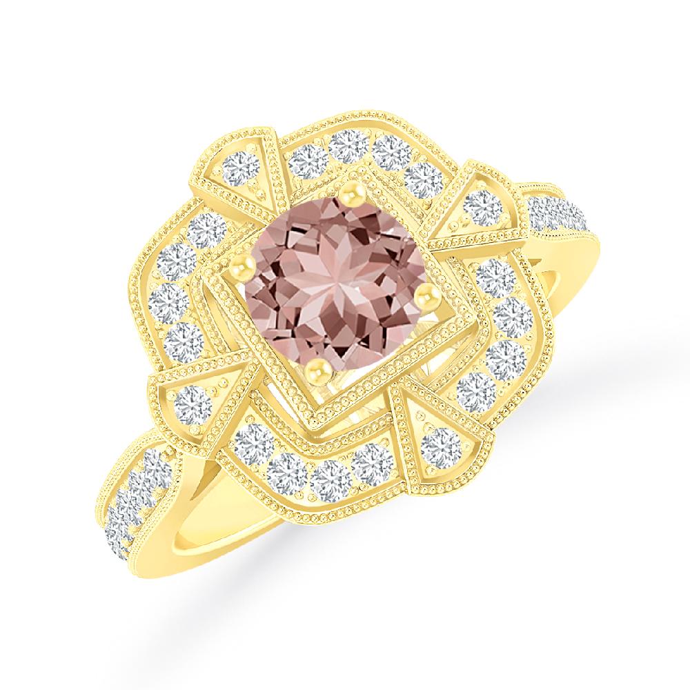 Yellow Gold - Morganite