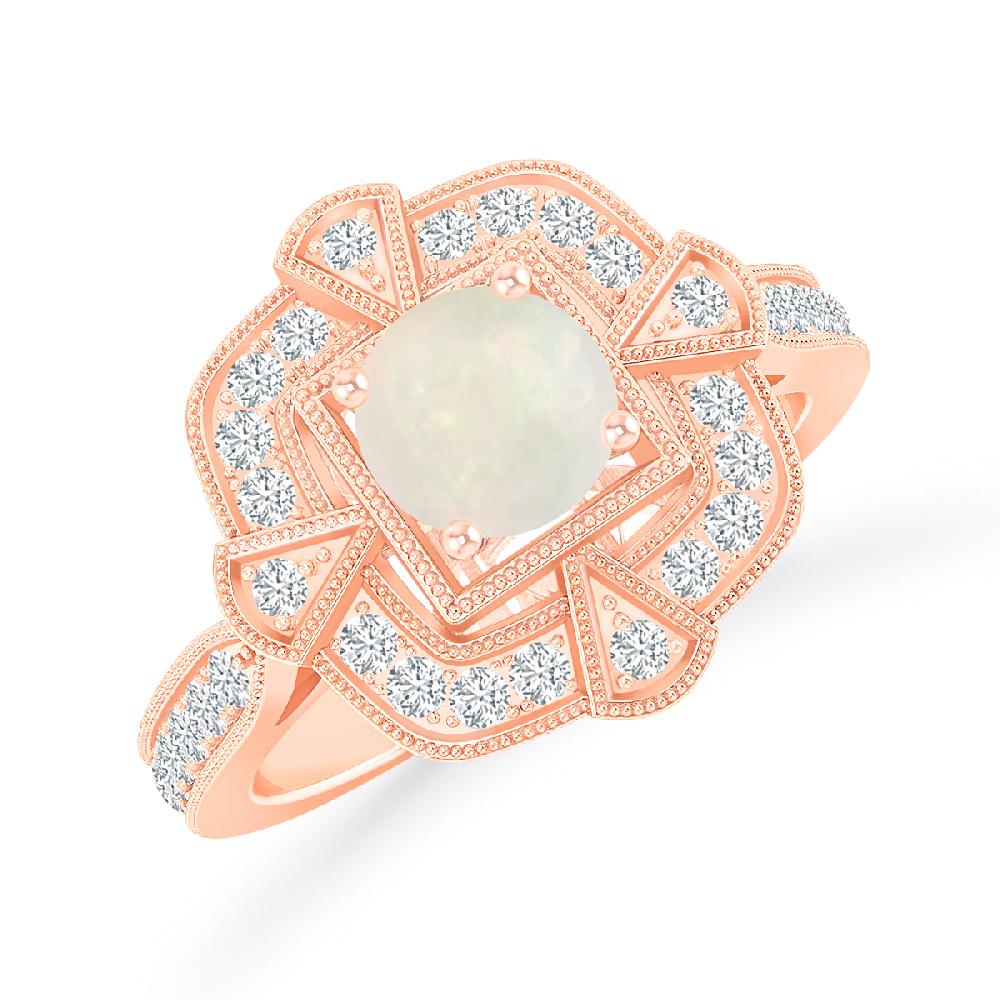 Rose Gold - Opal