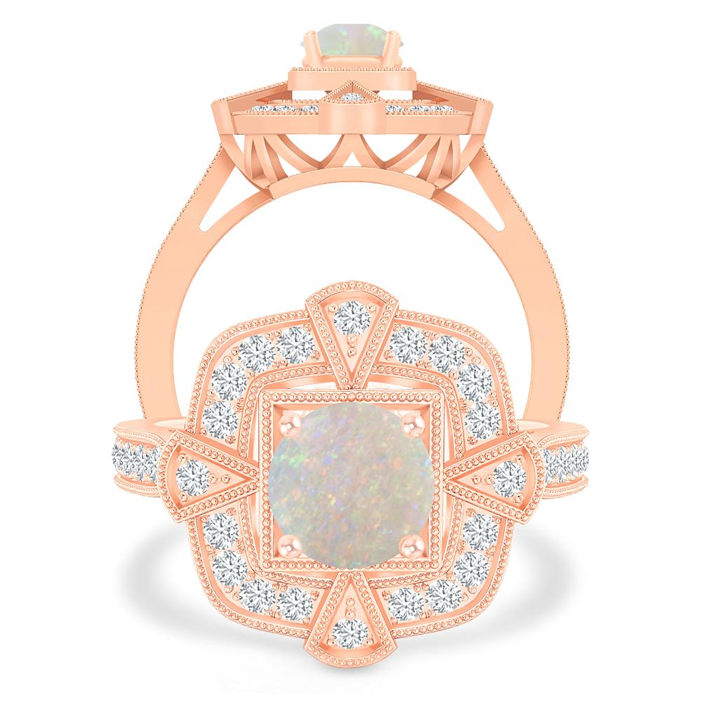 Rose Gold - Opal