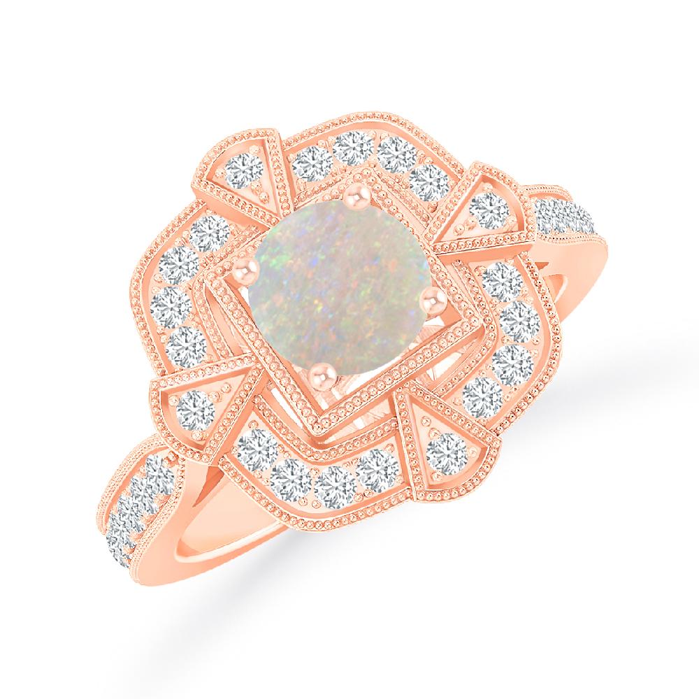 Rose Gold - Opal