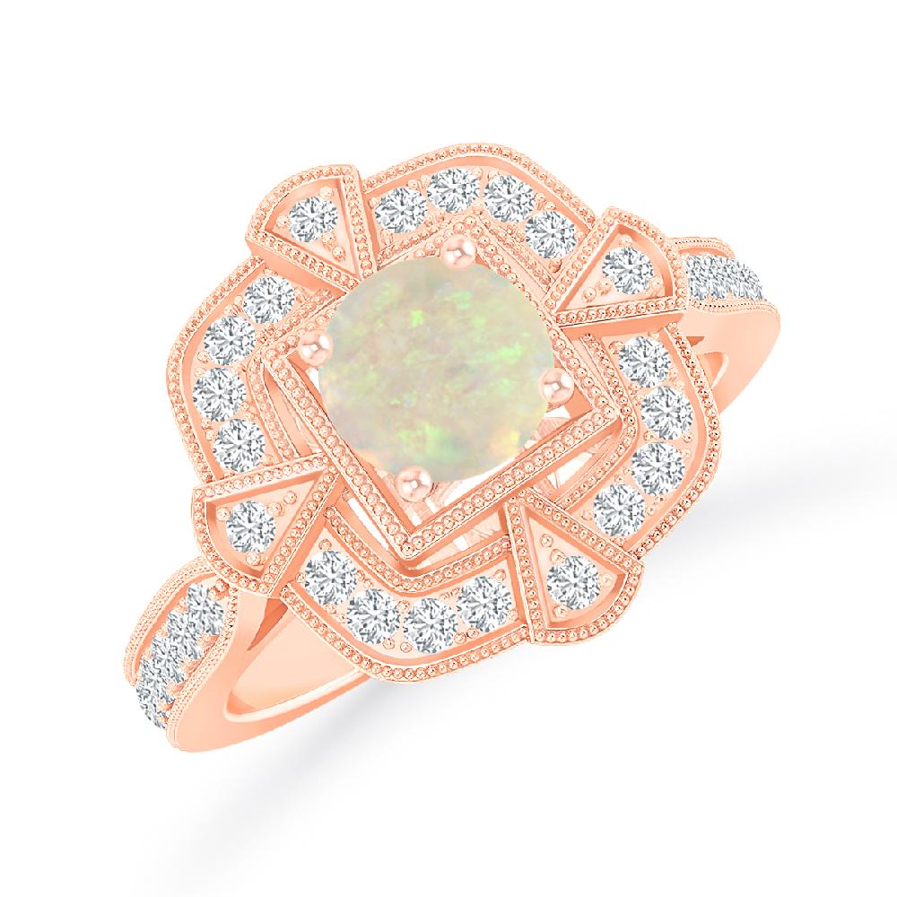 Rose Gold - Opal