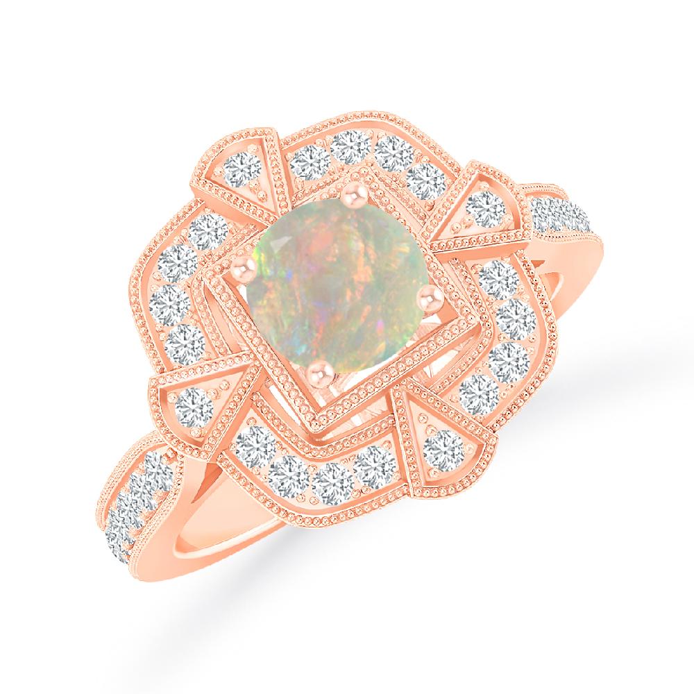 Rose Gold - Opal