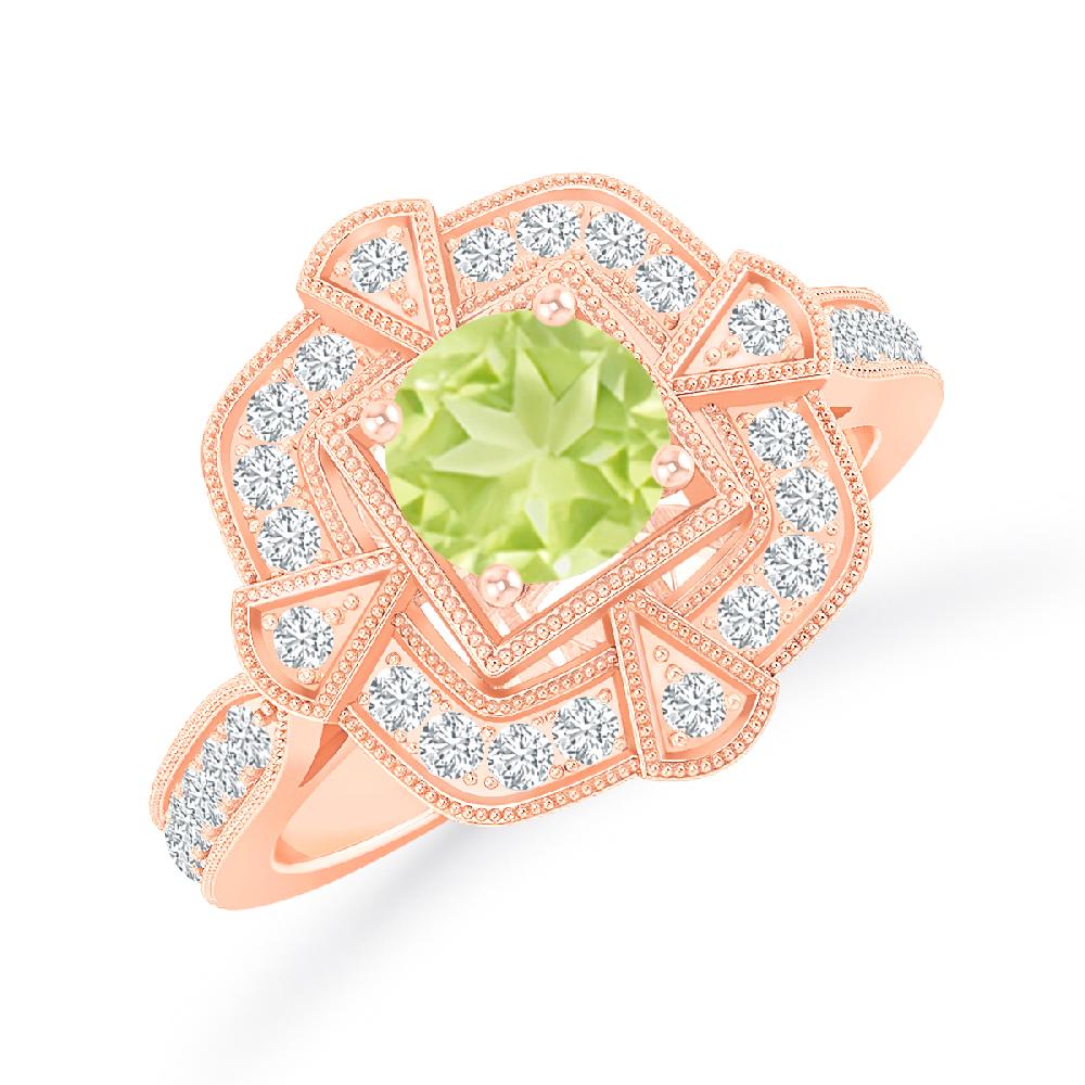 Rose Gold - Peridot