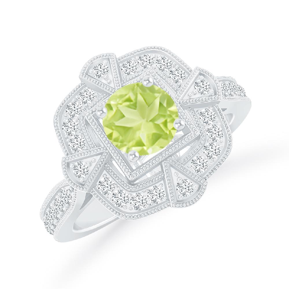 White Gold - Peridot