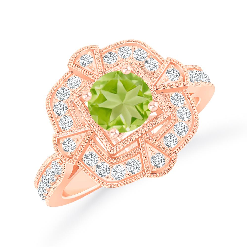 Rose Gold - Peridot