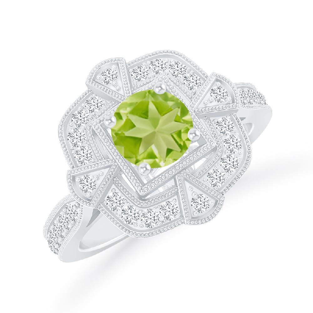 White Gold - Peridot