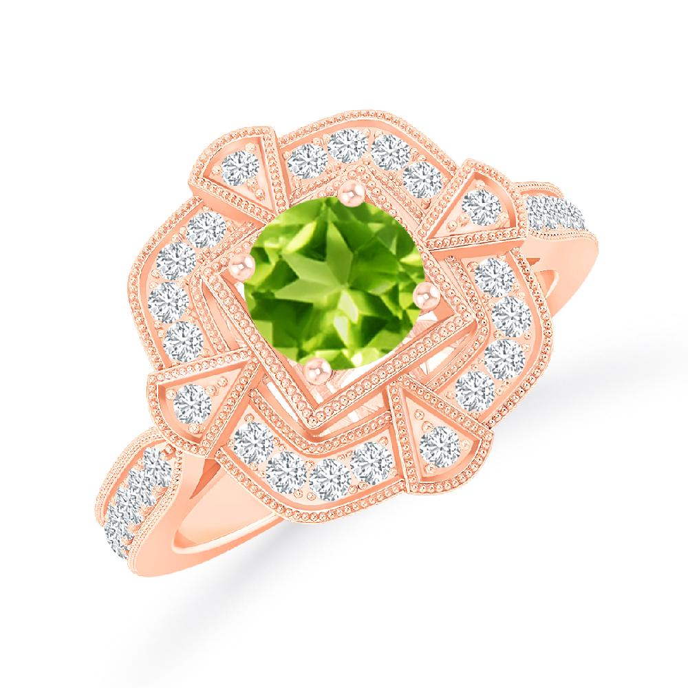 Rose Gold - Peridot