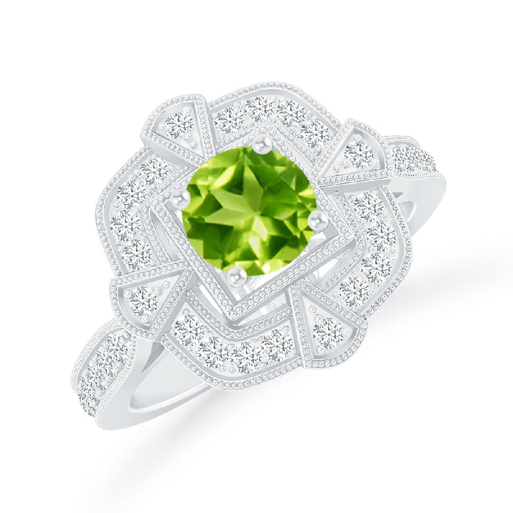 White Gold - Peridot