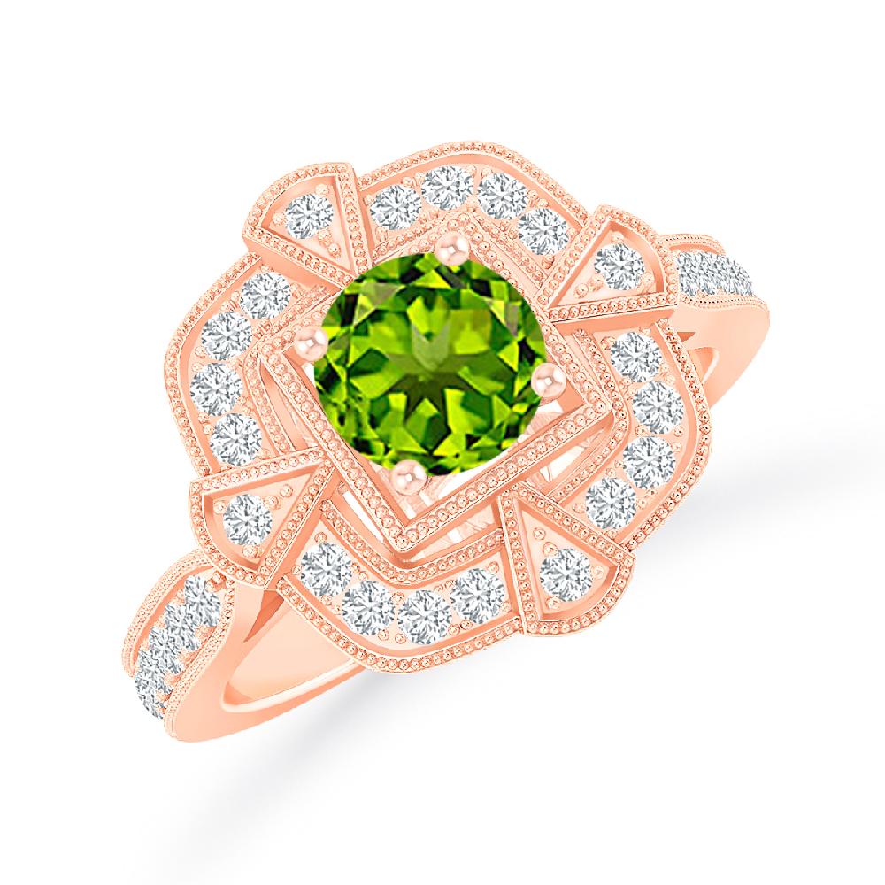 Rose Gold - Peridot