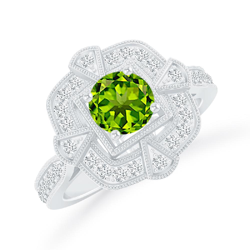 White Gold - Peridot