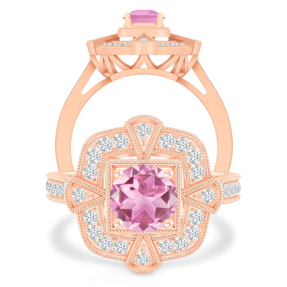 Rose Gold - Pink Tourmaline