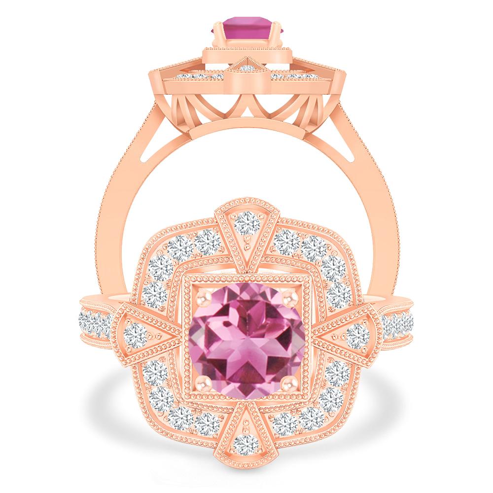 Rose Gold - Pink Tourmaline