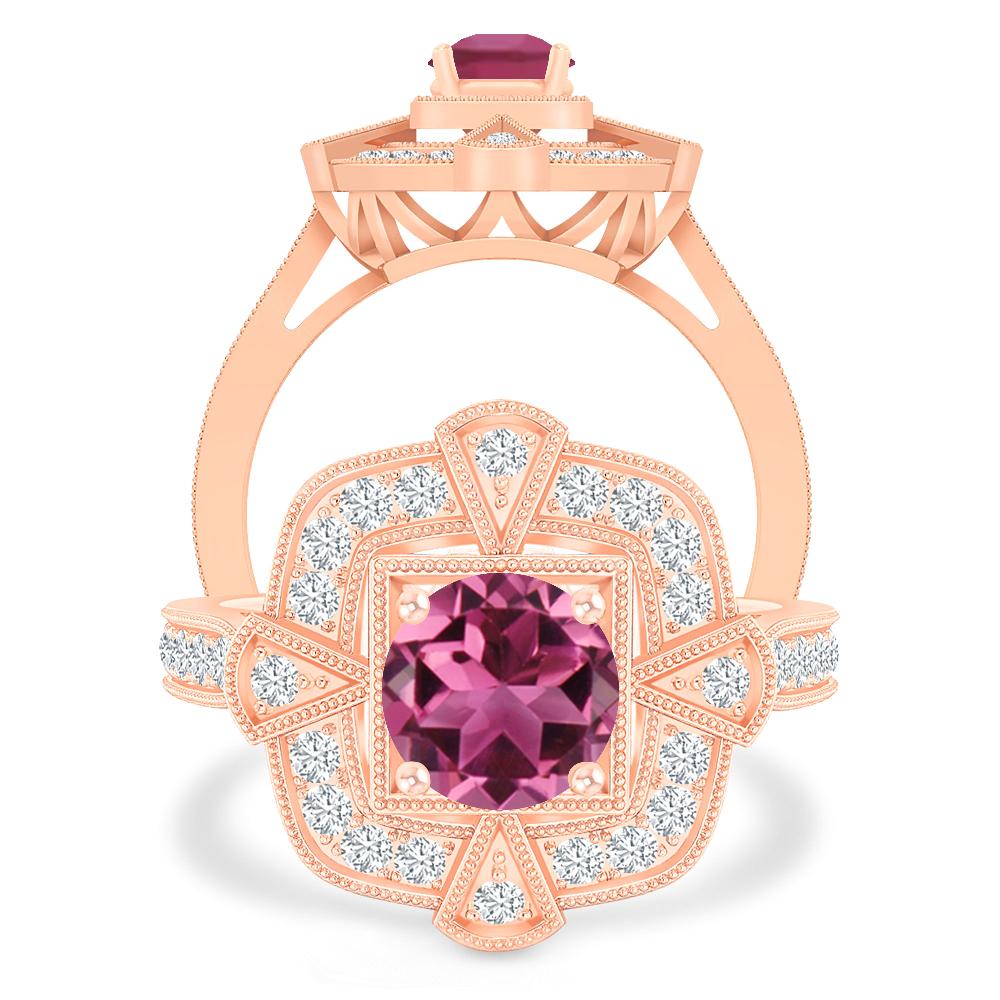 Rose Gold - Pink Tourmaline