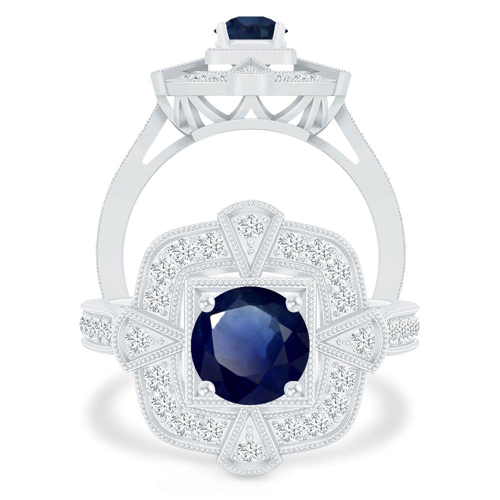 White Gold - Sapphire