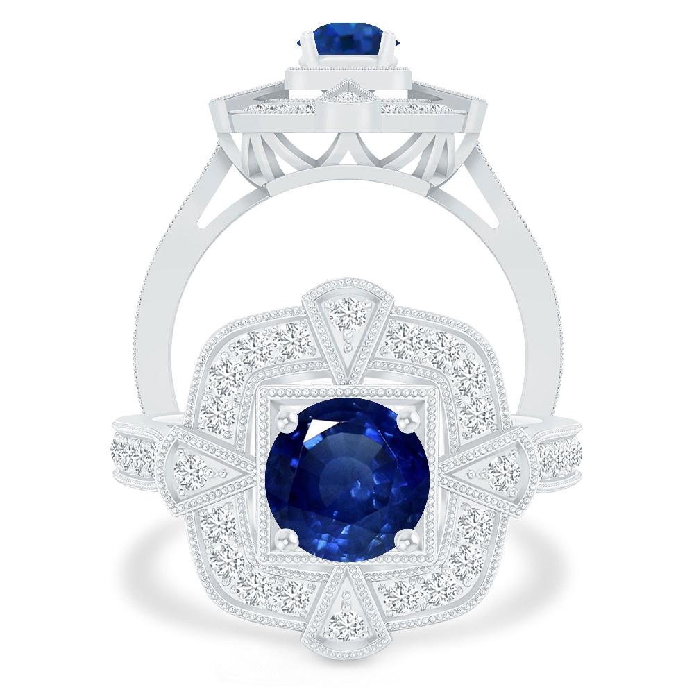 White Gold - Sapphire