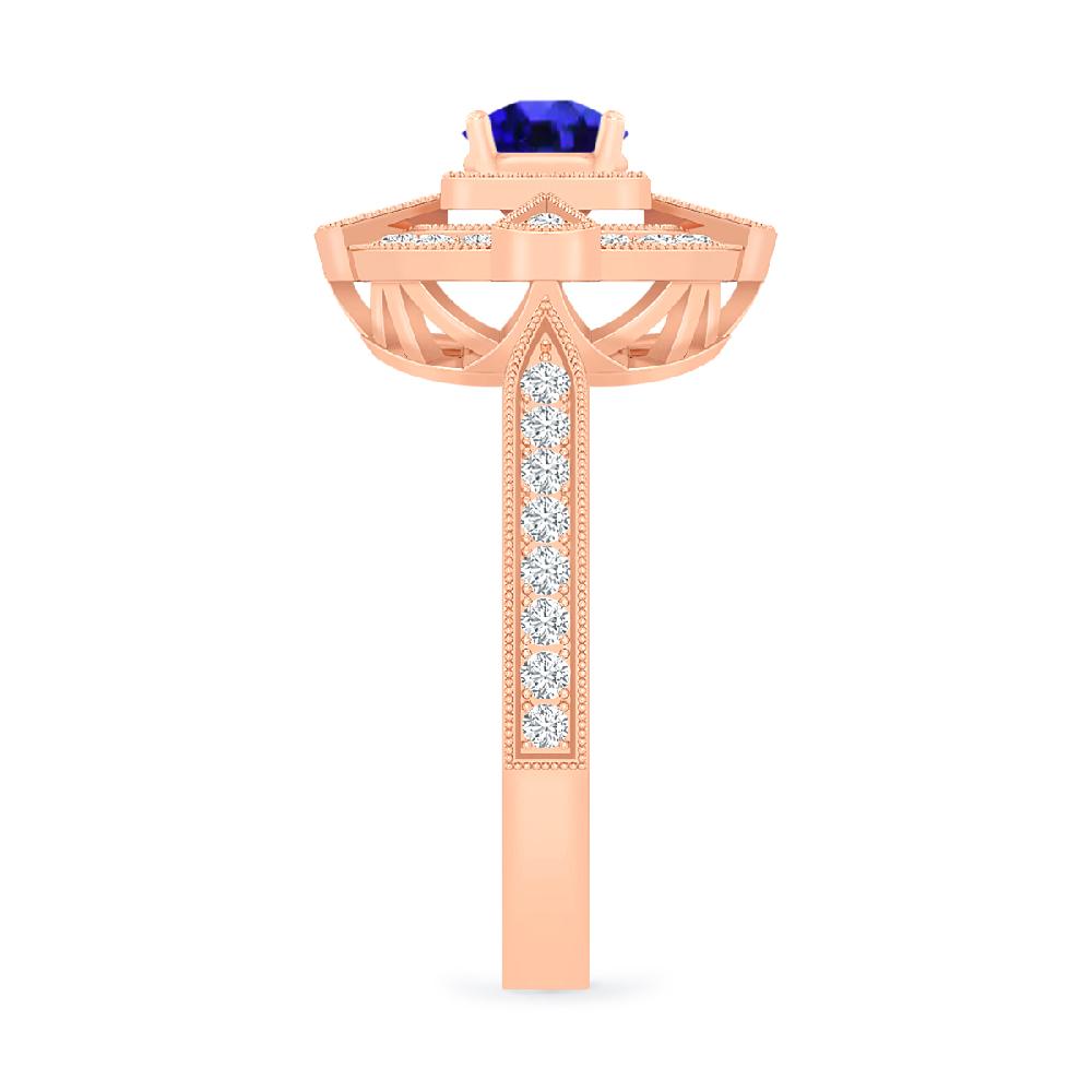 Rose Gold - Tanzanite