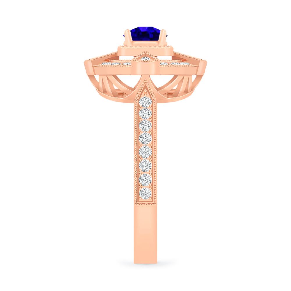 Rose Gold - Tanzanite