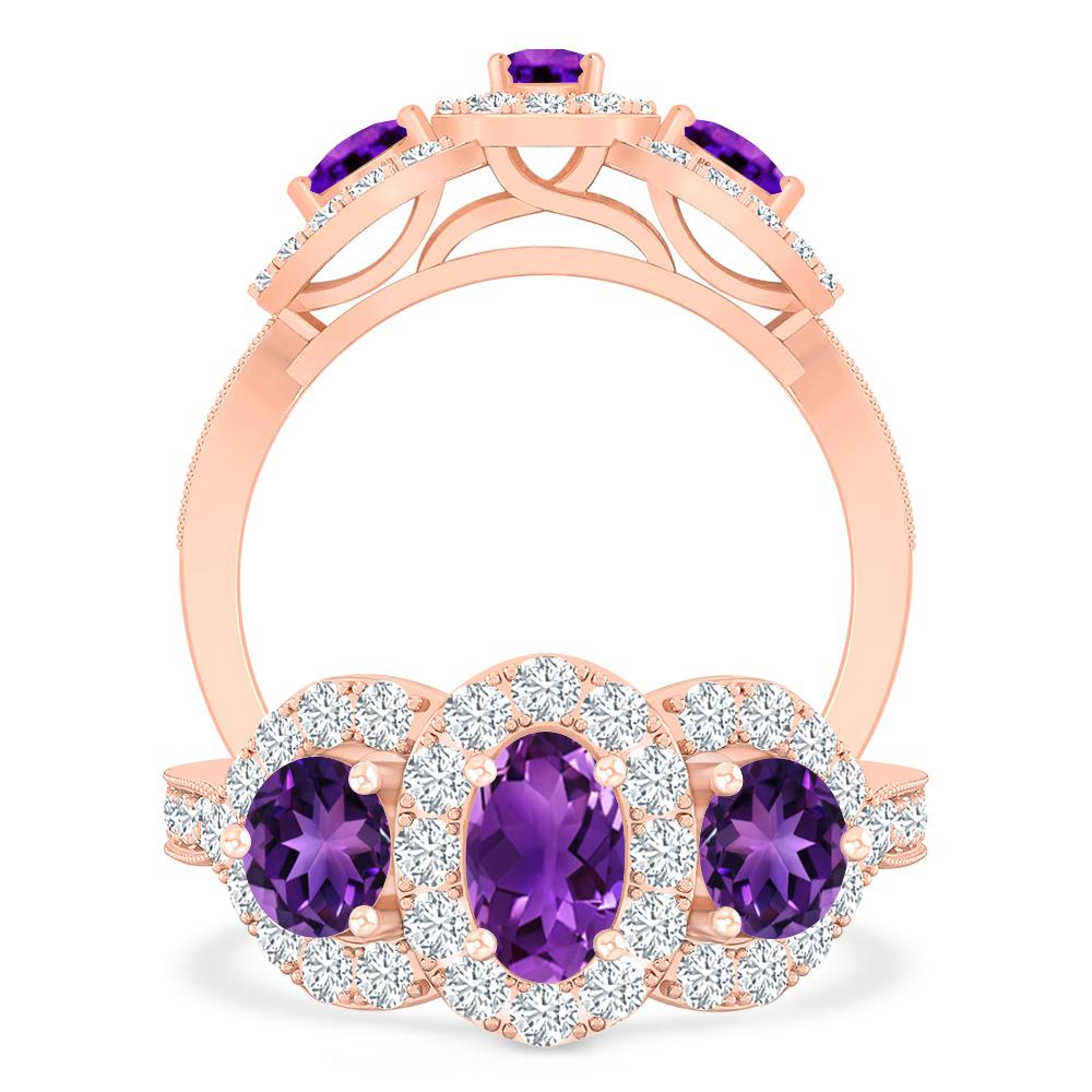 Rose Gold - Amethyst