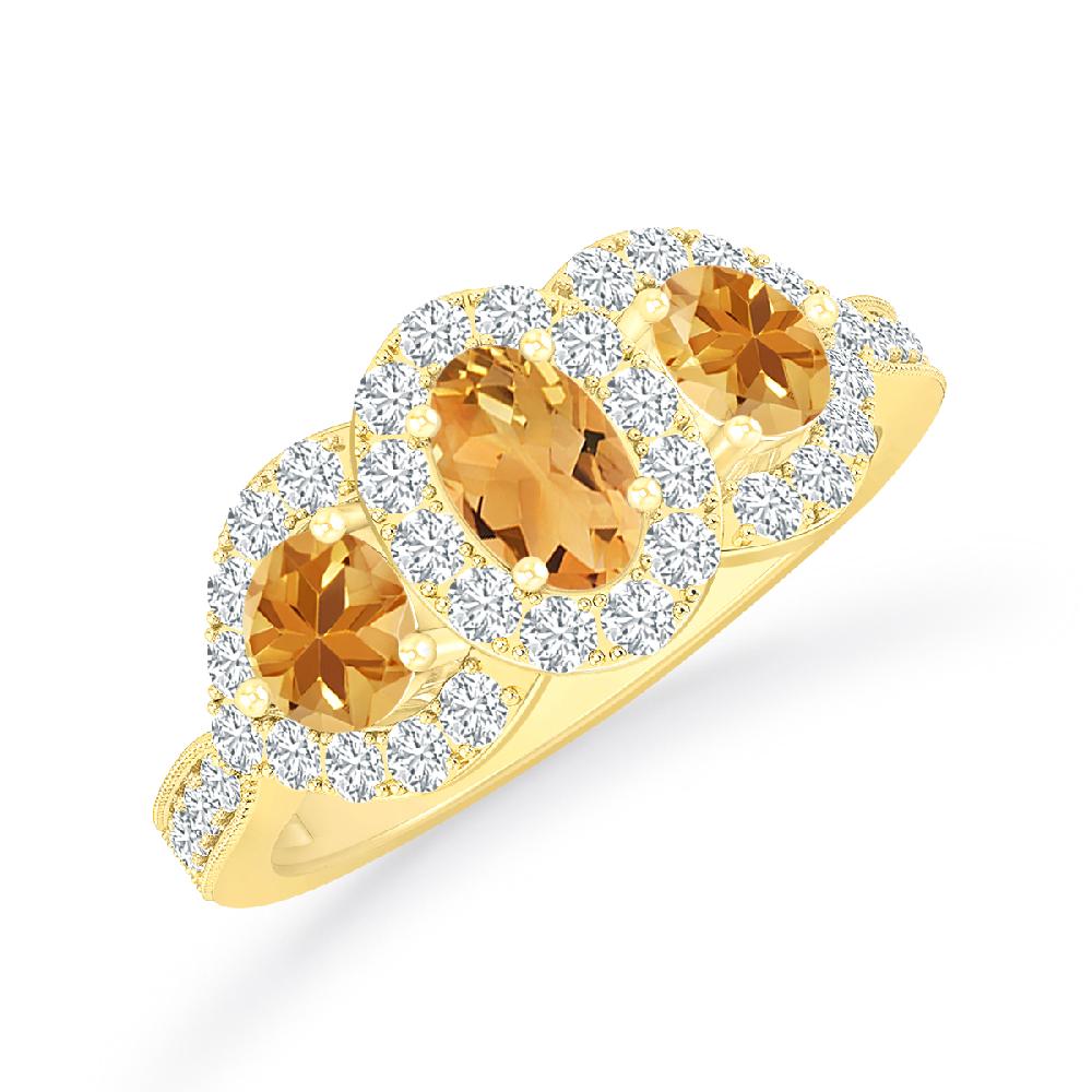 Yellow Gold - Citrine