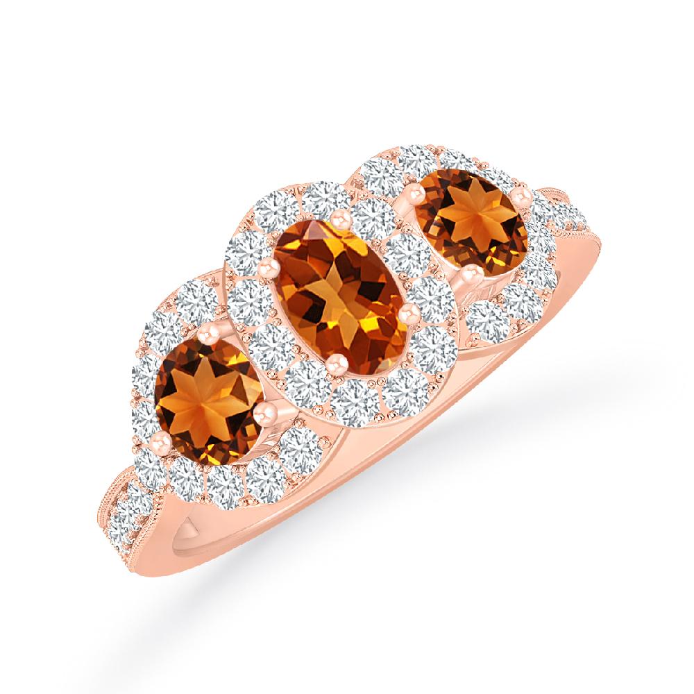 Rose Gold - Citrine