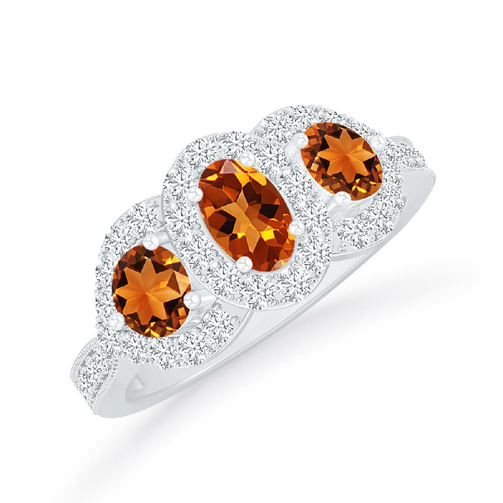 White Gold - Citrine