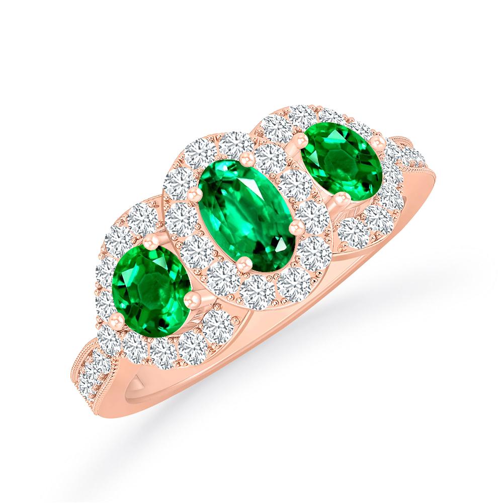 Rose Gold - Emerald