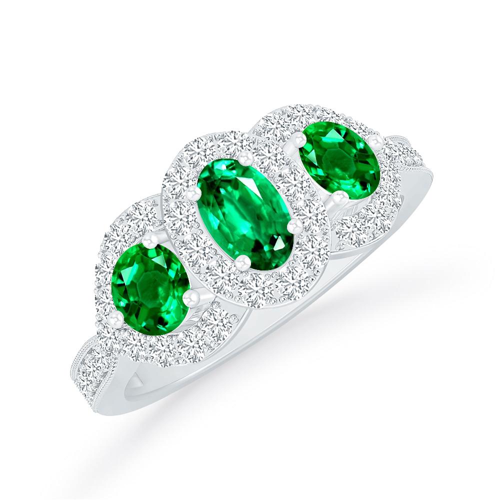 White Gold - Emerald