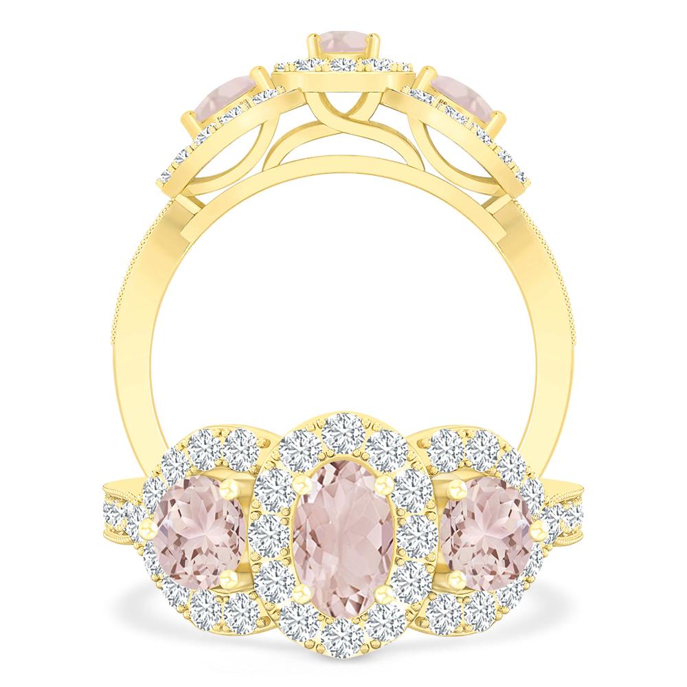 Yellow Gold - Morganite