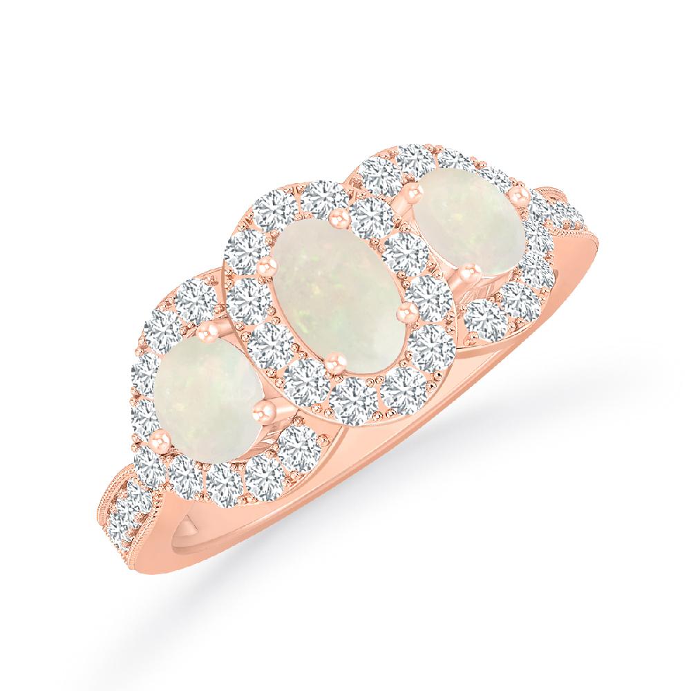 Rose Gold - Opal