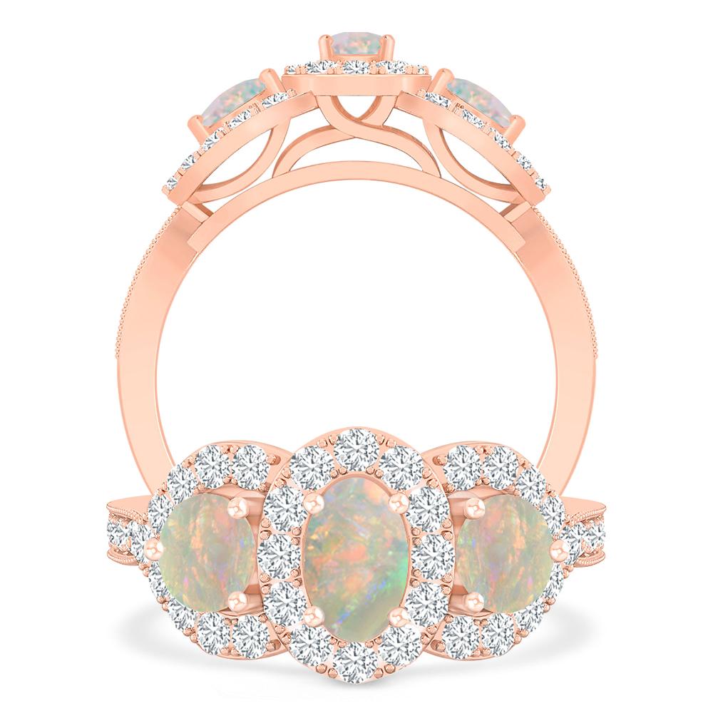 Rose Gold - Opal