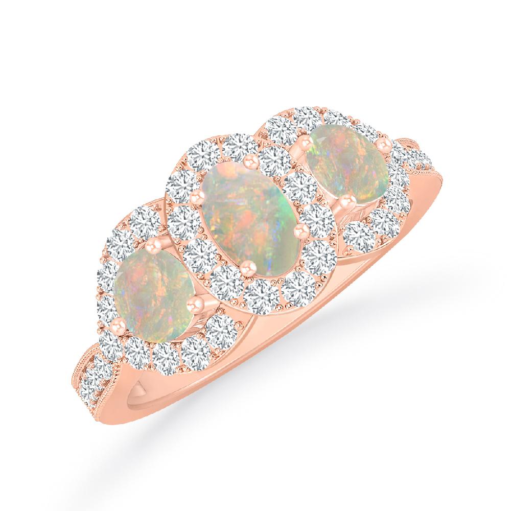 Rose Gold - Opal