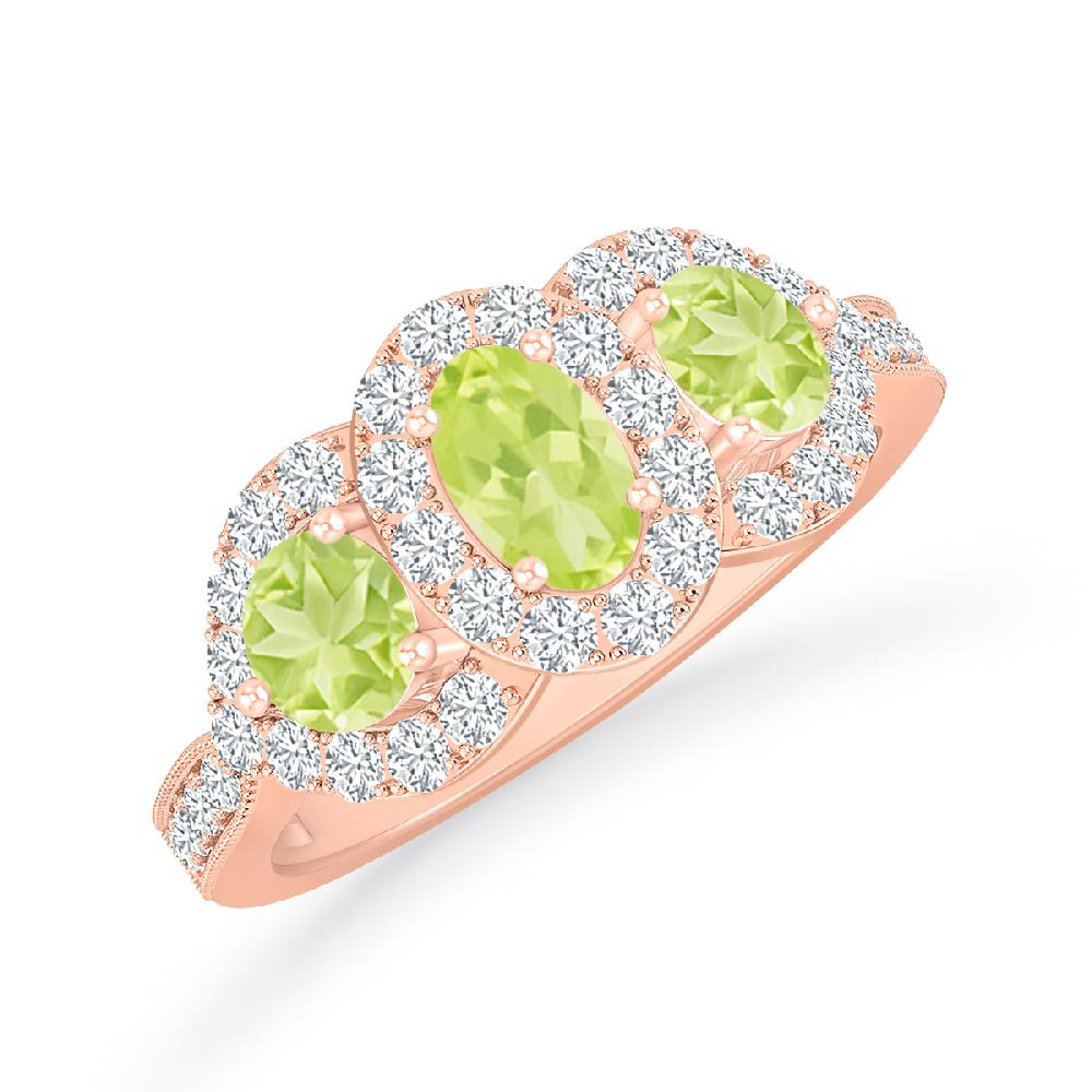 Rose Gold - Peridot