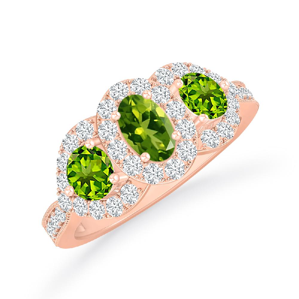 Rose Gold - Peridot