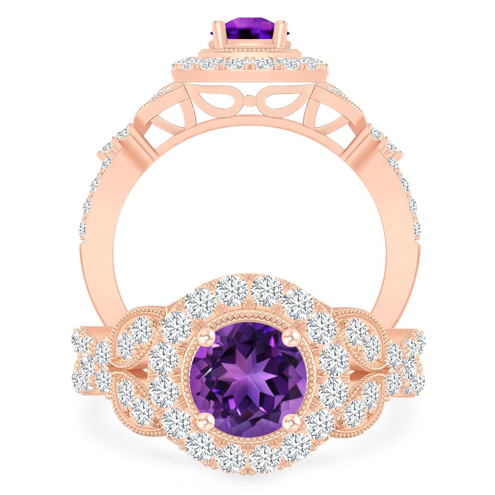 Rose Gold - Amethyst