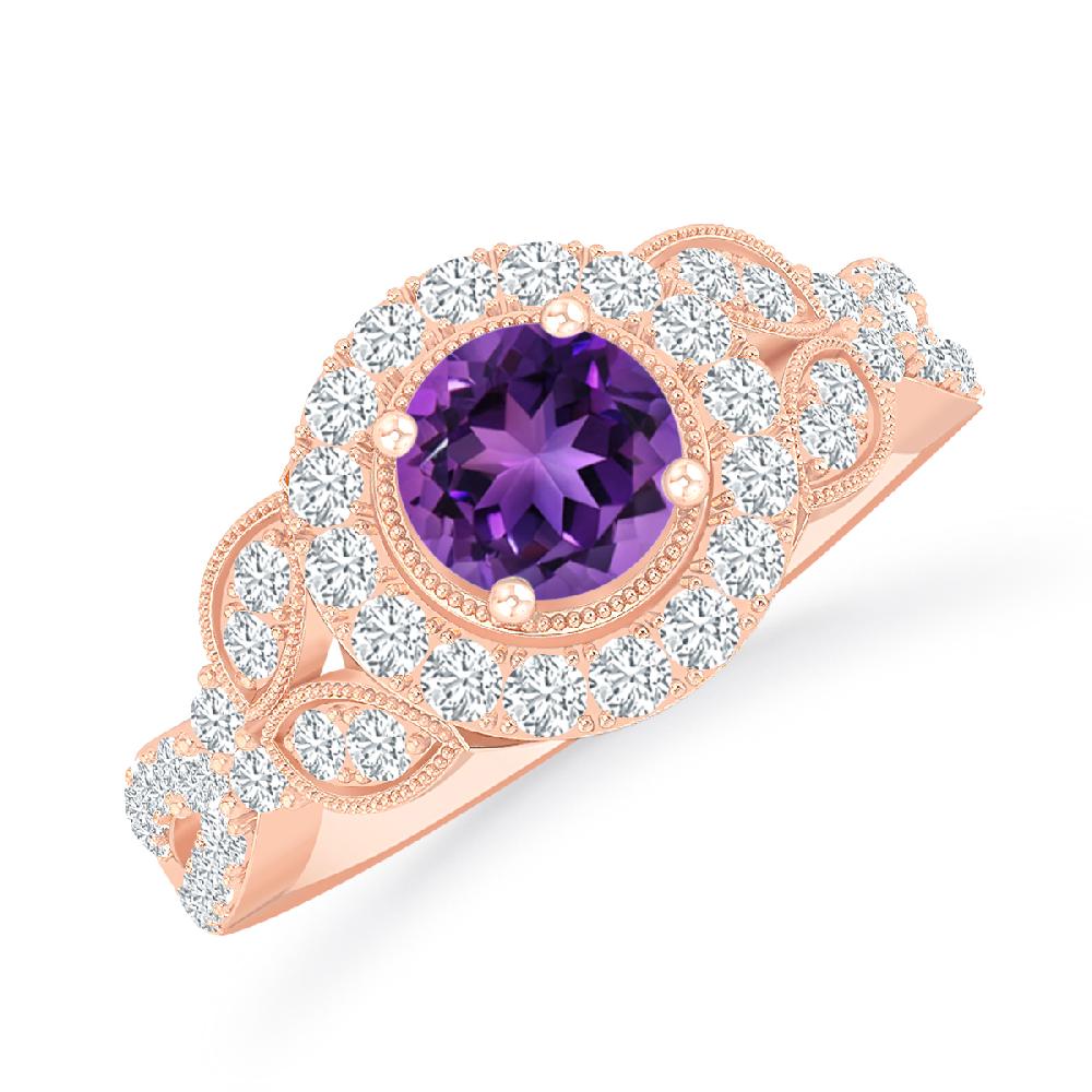 Rose Gold - Amethyst